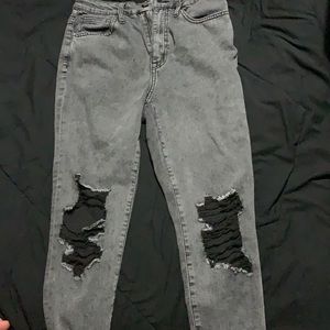 Dark gray jeans